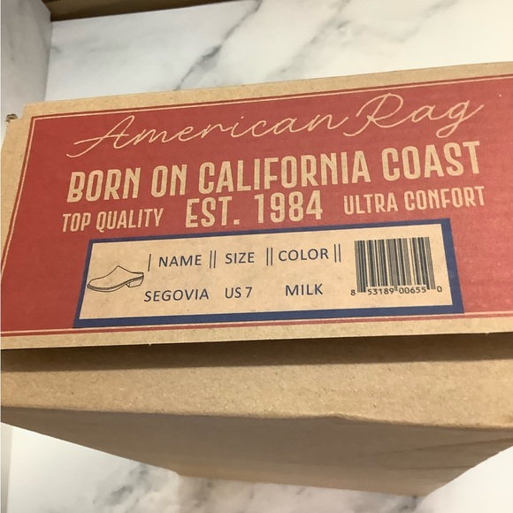 NWT American Rag Women’s Segovia Mule Clogs Milk - Picture 6 of 8